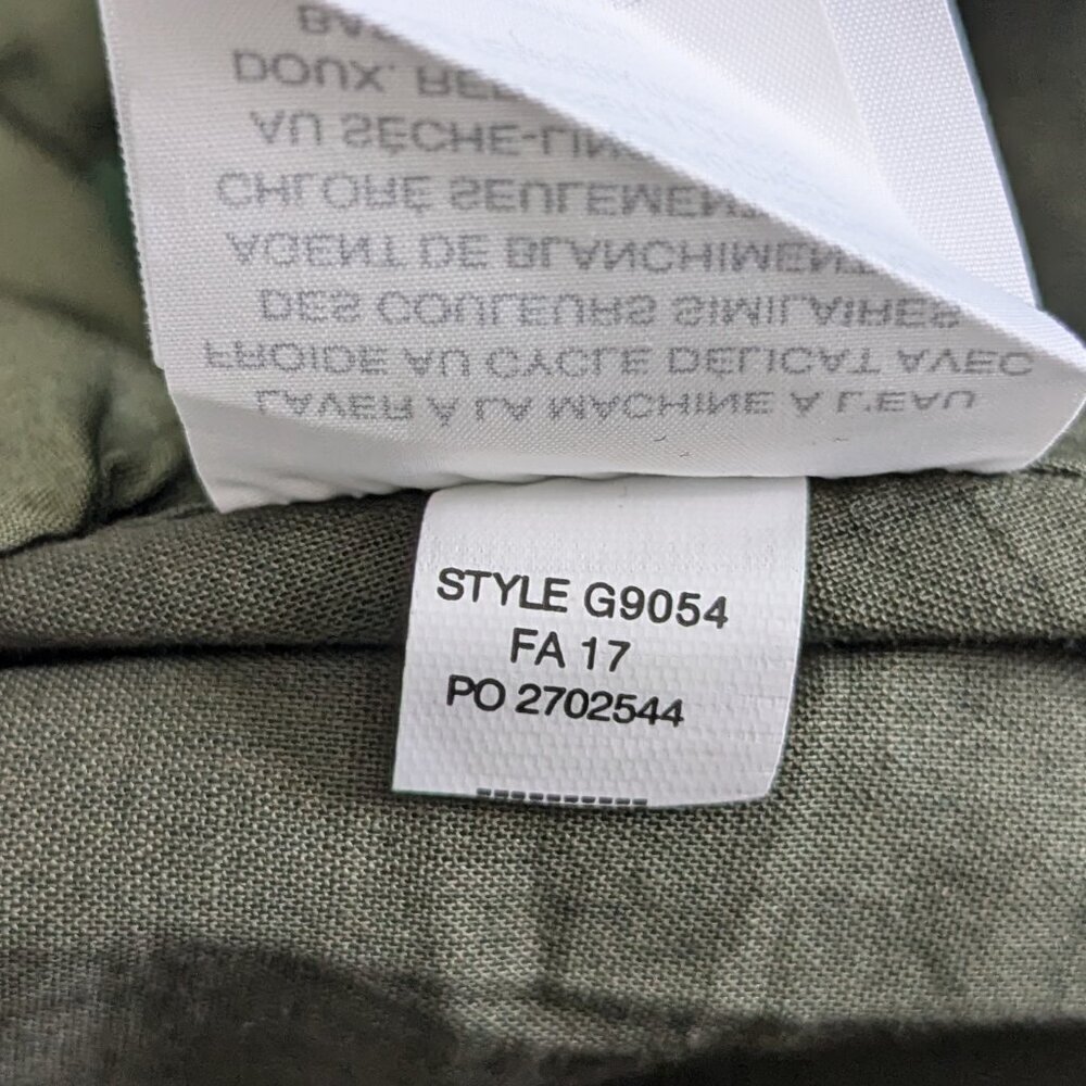 J. Crew Skirt Size 4 Olive Green Mini Embroidered Floral Tie-Waist NWT G9054 - Picture 15 of 16